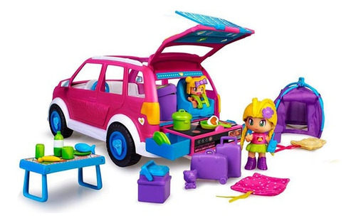 Pinypon Coche De Camping Camioneta Rodante  Furgon Tiendajyh