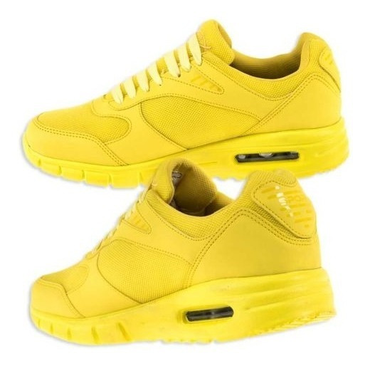 tenis color amarillo mujer