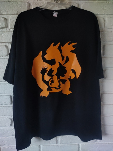 Playera Pokemon Charmander Charmeleon Charizard Para Niño