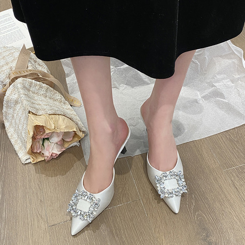 Zapatos Casuales De Tacón Alto Para Mujeres En Verano