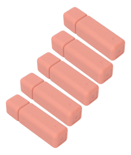 Tubos De Brillo Labial De 6 Ml, 5 Unidades, Pintura De Goma,