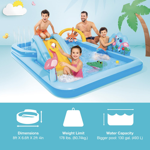 Piscina Inflable Para Niños Jungle Adventure Play Center