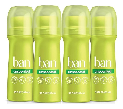 Ban Unscented 24-hour Invisible Antiperspirant, Travel S