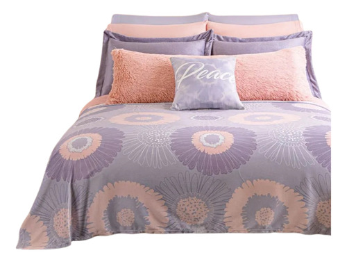 Cobertor Ligero Ultrasuave Florencia Mat/ind Concord Color Lila