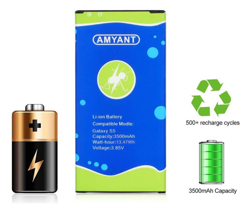 Galaxy S5 3500mah Batería Amyant Reemplazo Del Li-ion Galaxy