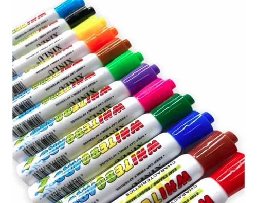Plumones De Color Para Pizarron Blanco Con Estuche