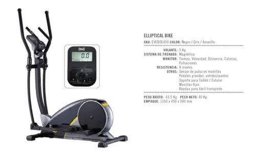Máquina Elíptica Everlast