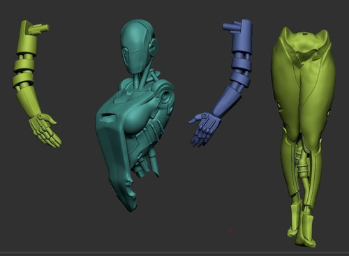 Imagen 3 de 3 de Humano Glados - Escultura