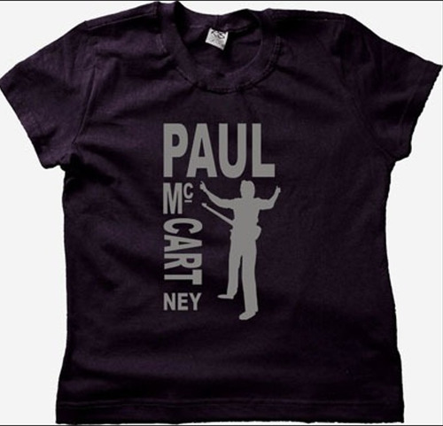 Camiseta Paul Mccartney Show 2023 Camisa Mccartney Plus Size