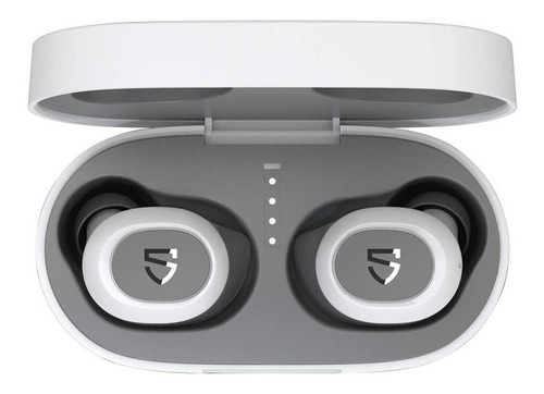 Imagen 2 de 3 de Auriculares in-ear Deportivos Inalámbricos Soundpeats TrueFree 2 Blanco - Impermeabilidad IPX7, Bluetooth 5.0, TWS, batería de 20 horas, Botón físico