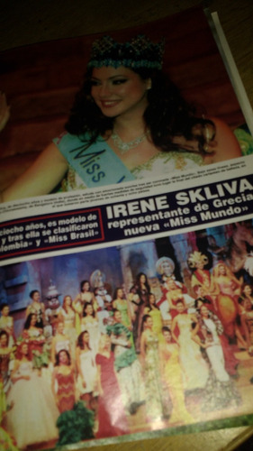 Revista Hola  España 2730 Año 1996 Irene Skliva Miss Mundo