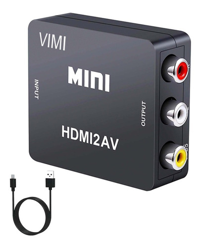 Convertidor Hdmi A Rca -  Av Audio Video Adaptador Para Tv