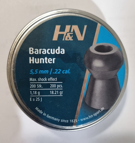 Diabolo H&n Baracuda Hunter Calibre 22 (5.5mm)