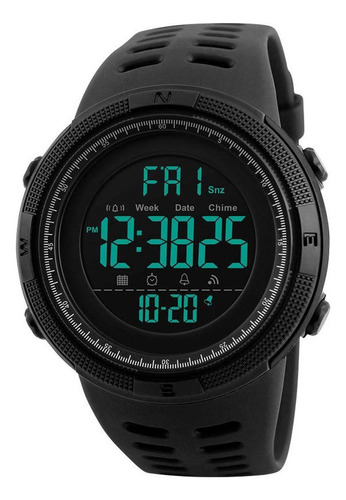 Reloj Deportivo Multifunción, Digital, Militar, Doble Horari