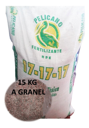 15kg Fertilizante Granulado Triple 17 Npk Jardin Y Frutales