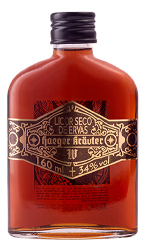 Licor Doble W Haeger Krauter Embalagem De Bolso 160ml