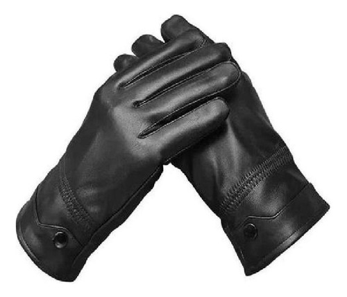 Guantes De Invierno Para Hombre Piel De Oveja Resistente Al