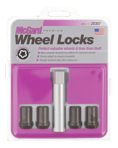 Mcgard Tuner Style Cone Seat Wheel Locks Negro (tamaño De Ro