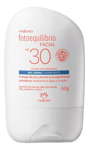 Loción Protectora Facial Natura Fotoequilibrio Fps30 Seca