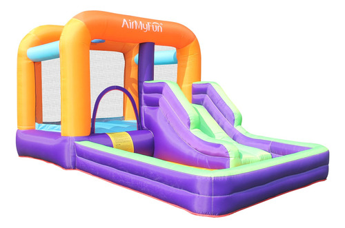 Casa Inflable Airmyfun Para Niños Con Tobogán Y Soplador