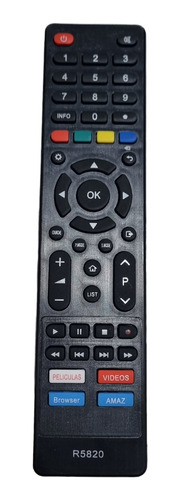 Control Remoto Tv Para Kanji Crown Mustang R5840