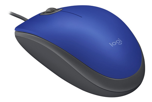 Mouse Óptico Logitech M110s Silencioso Azul Usb Windows Mac!