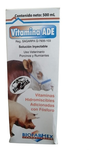 Vitamina Ade Biofarmex De 500 Ml