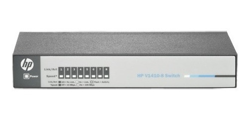 Imagen 1 de 4 de Switch Hp 1410 8 Puertos Ethernet 10/100 J9661a