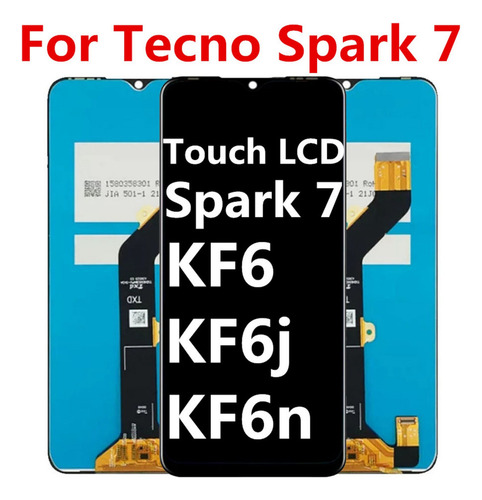 Qw Pantalla Táctil Lcd Para Tecno Spark 7 Kf6 Kf6j Kf6n Kf6i