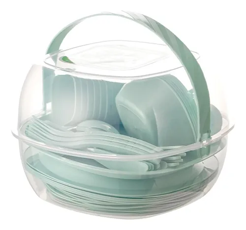 Picnic dinnerware set discount