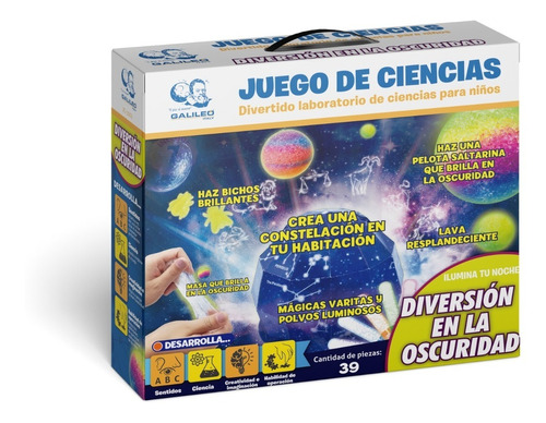 Juego De Ciencias Galileo Diversion En La Oscuridad Jc1002