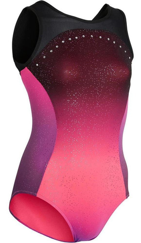 Collant De Ginástica Artística Rosa 900 - Cor Rosa