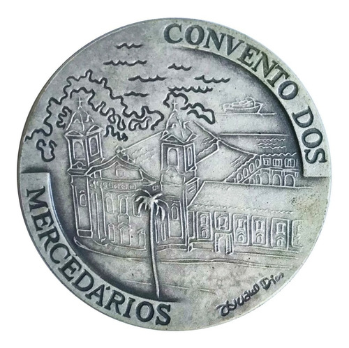 Medalha Prata Convento Dos Mercedários Belém Do Pará