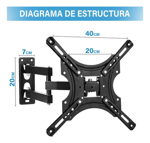 Soporte De Pared Para Tv, Soporte De Montaje En Pared