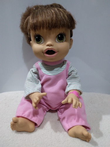 Boneca Baby Alive Comilona Morena - 2 Hasbro (Usado)
