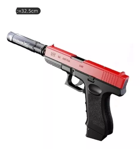 Glock 18 Juguete Bala Suave Simuladora Pistola Realista