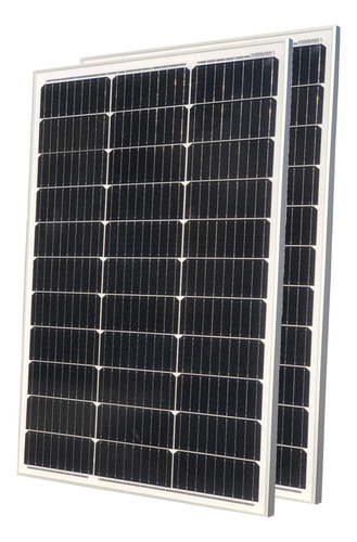 Windynation Cargador Monocristalino Panel Solar 100 12v