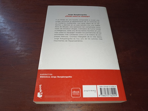 Jorge Ibargüengoitia ¿olvida Usted Su Equipaje? Libro