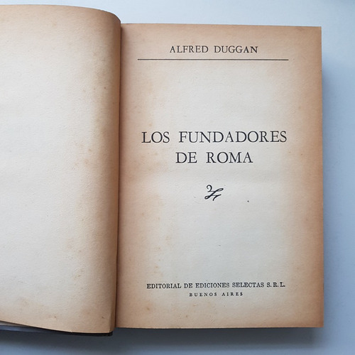 Los Fundadores De Roma Alfred Duggan