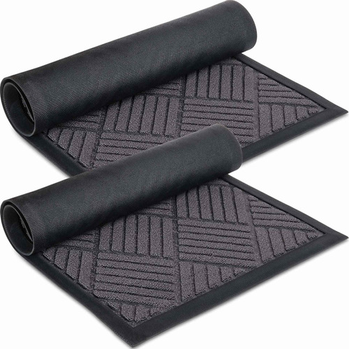 Sierra Concepts Heavy Duty 2-pack Front Door Mat Welcome