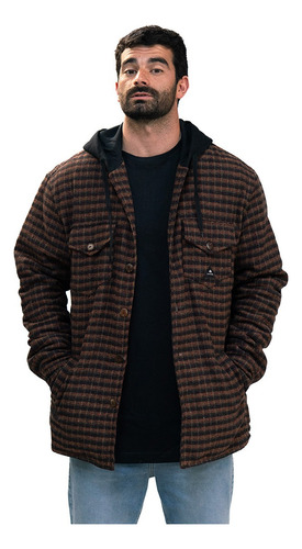 Campera Wayfar Alaska Con Corderito Eucla Marron Y Bourdeaux