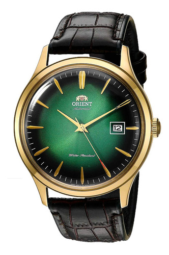 Reloj Orient Bambino Versión 4 Fac08002f0 Verde 41mm