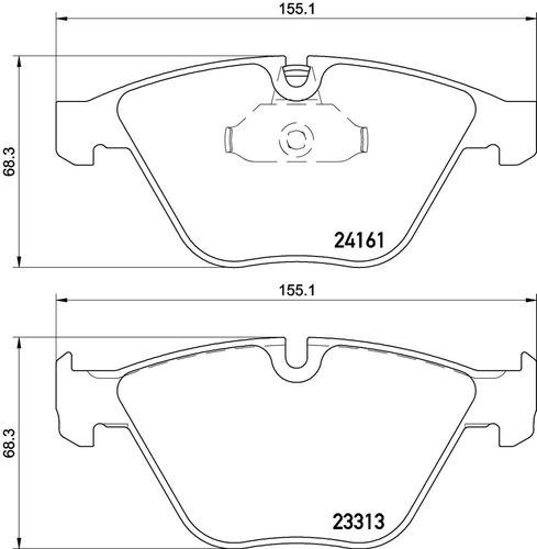 Balatas Brembo Bmw 3 Coupe E92 335i Xdrive 2009a2012 L-m Del