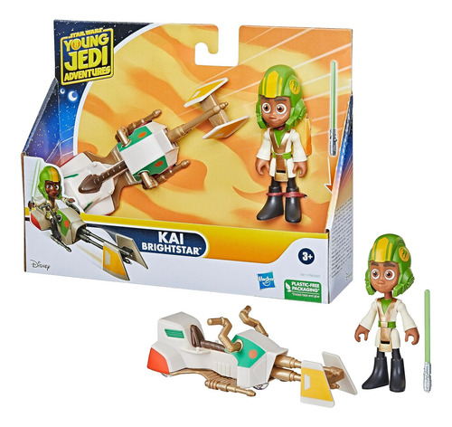 Star Wars Young Jedi Adventures - Kai Brightstar Con Speeder