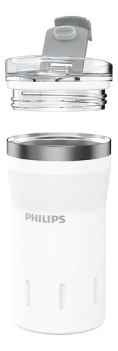 Copo Térmico Com Tampa Awp2654 Philips Para Cerveja Café Cor Branco Liso