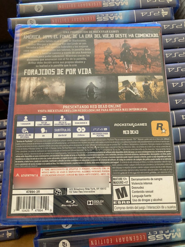 Red Dead Redemption 2 Standard Edition Ps4 Físico Nuevo