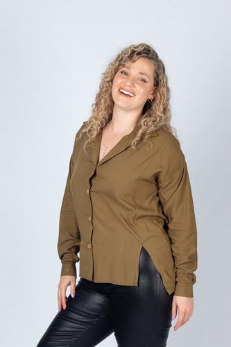 Camisa Oversize De Mujer Onara Moria Estilo Comodidad Talles