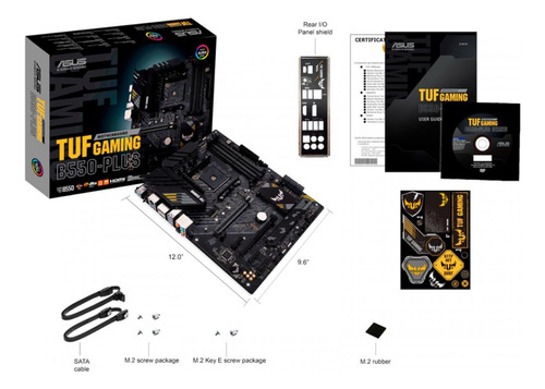 Placa Mãe Asus Tuf Gaming B550-plus, Amd Am4, Atx, Ddr4