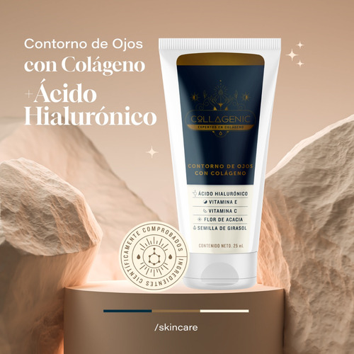 Imagen 2 de 7 de Crema Reparadora Contorno De Ojos Piel Sensible Collagenic