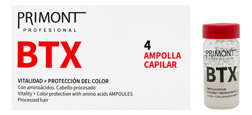 Primont Btx X 12 Ampollas Tratamiento Reestructurante Local